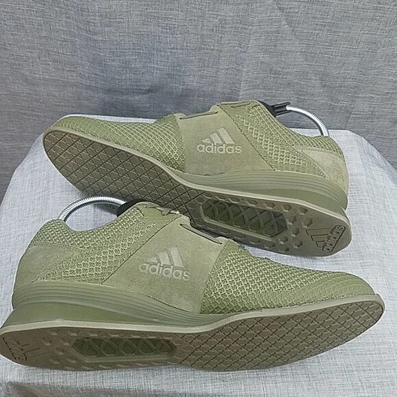 Adidas Leistung NWOT 16 II BD7159 Weightlifting Boa Shoes Raw Khaki SZ 14 READ main image 9